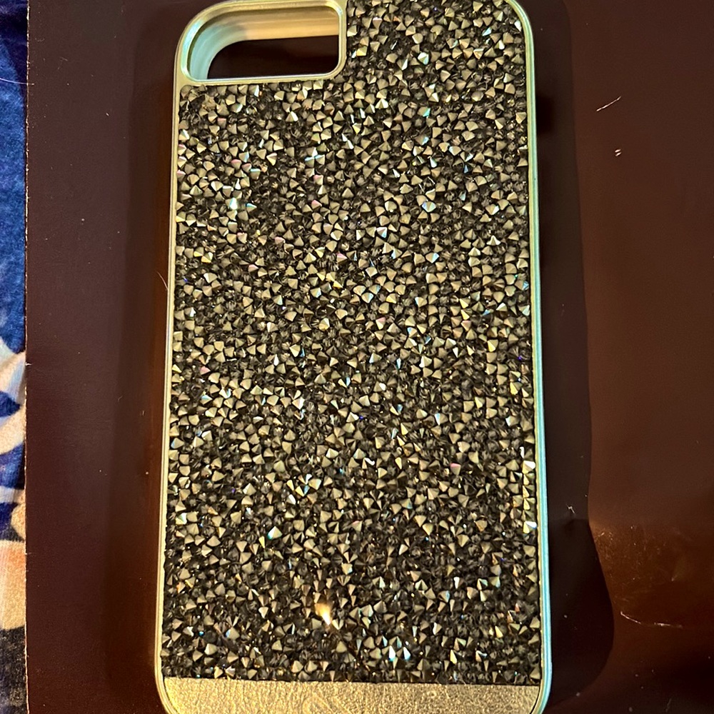 Number. 8 I Phone cover, genuine crystal